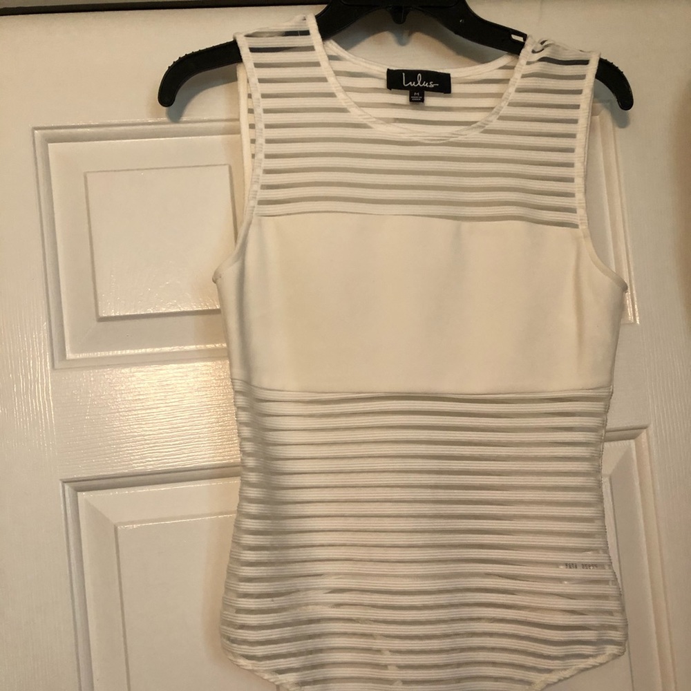 Lulus white bodysuit
